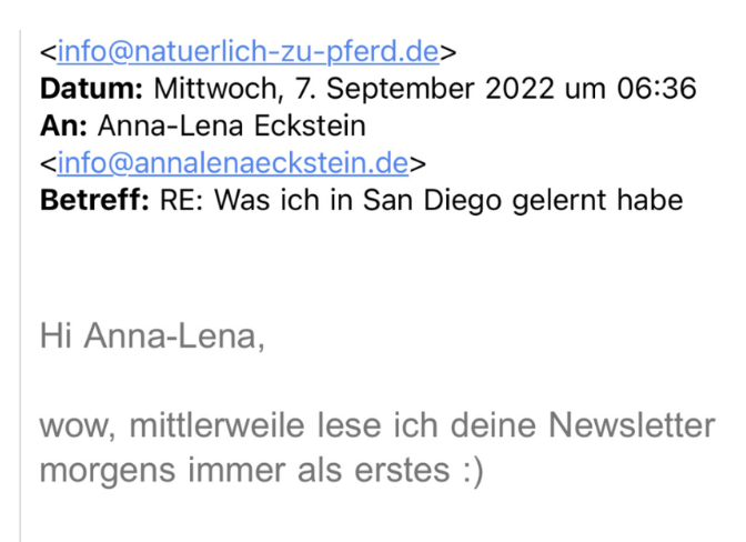 Screenshot Wow lese ich direkt als erstes